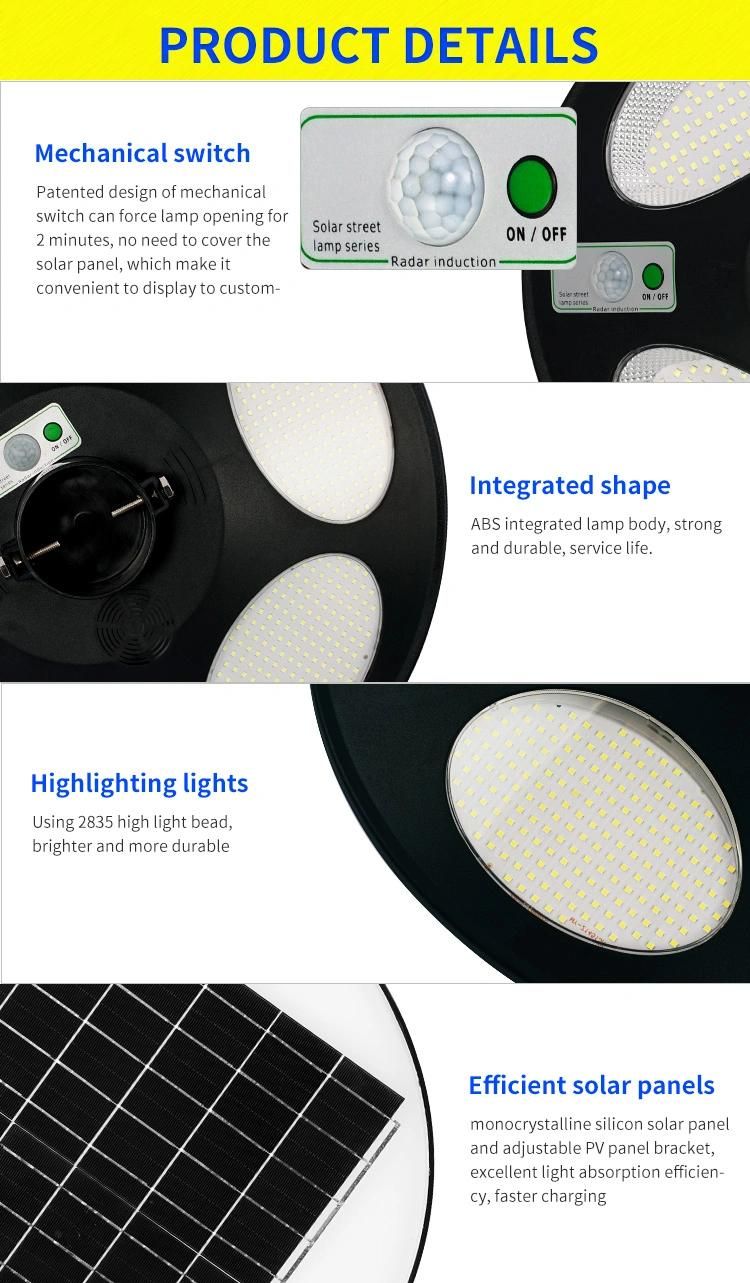 Bspro Lamp Energy Lamp Exterior Waterproof Solar All Wattage Outdoor LED IP65 150W Garden Lights Solar Street Light