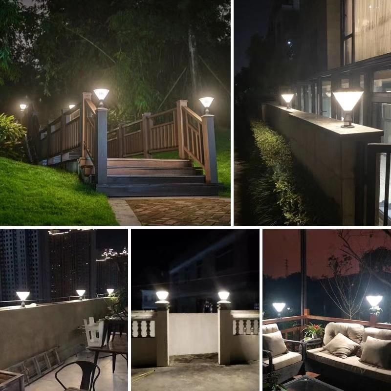 Outdoor All in One Garden Waterproof IP65 Warm White Park LED Solar Light