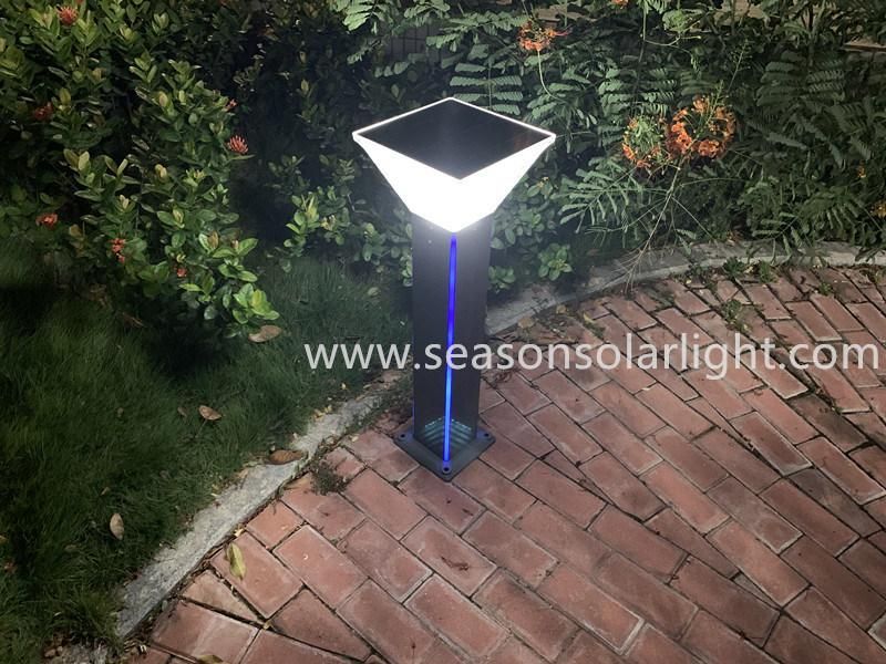 High Power Solar Energy LED Garden Outdoor Solar Bollard Light with LED Strip Lighting