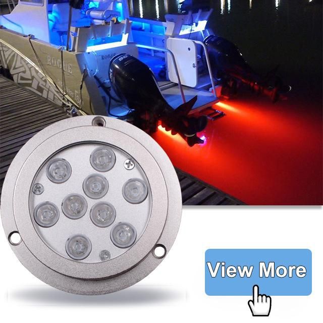 Wall Mount RGB IP68 Marine Luxury Yacht Boat Dock Swimming Pool Underwater LED Lights