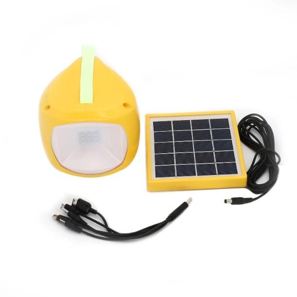 Rechargeable Solar Power Camping LED Light for Outdoor Indoor Lighting