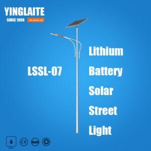 Manufacturer Ce RoHS 8m Pole 100W Lithium Battery Solar Street Light