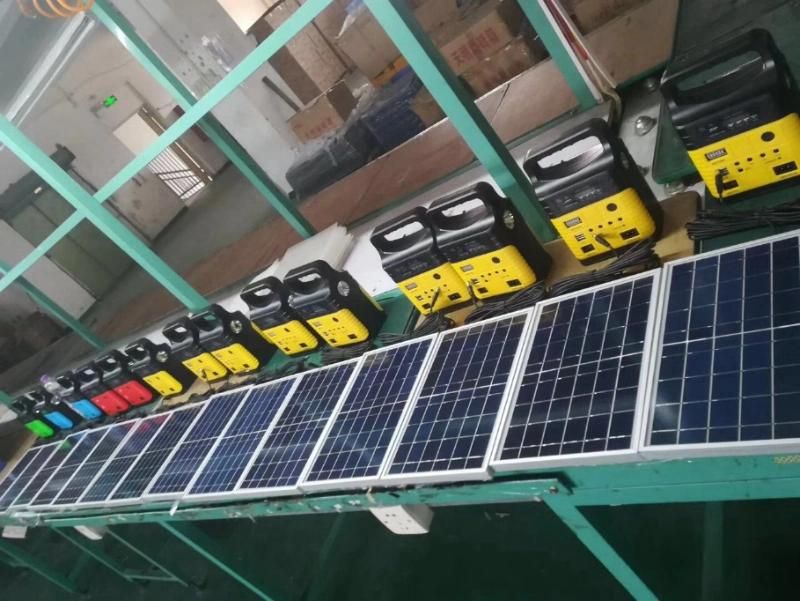 Household Appliance Solar Generator Solar Power System with 3W Solar Light *FM Radio Solar Light