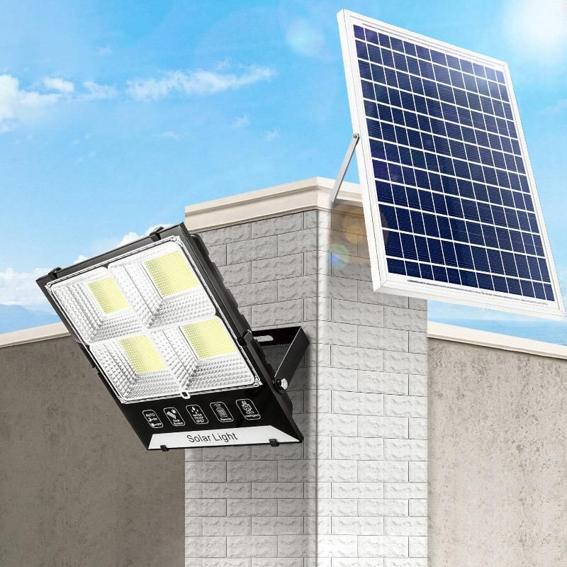 200W High Power Remote Control SKD LED Outdoor Lighting LED Floodlight Solarlight Solar Energy Saving Outdoor Lamp Solar Light