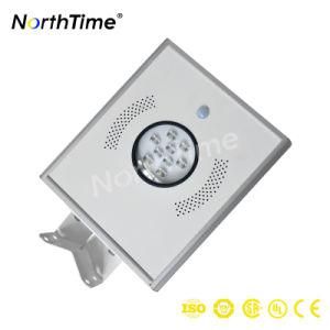 Day Night Automatic on off Monocrystalline Silicon Bridgelux LED Chip Solar Street Lamps