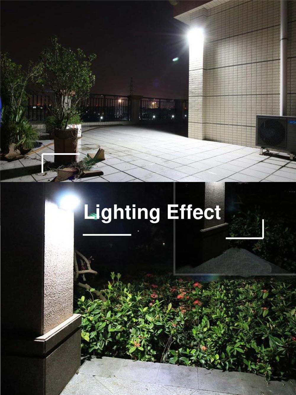 All in One 4000K 6000K Aluminum Alloy Motion Sensor Outdoor Garden Lamppole Wall Mounted Solar Lights