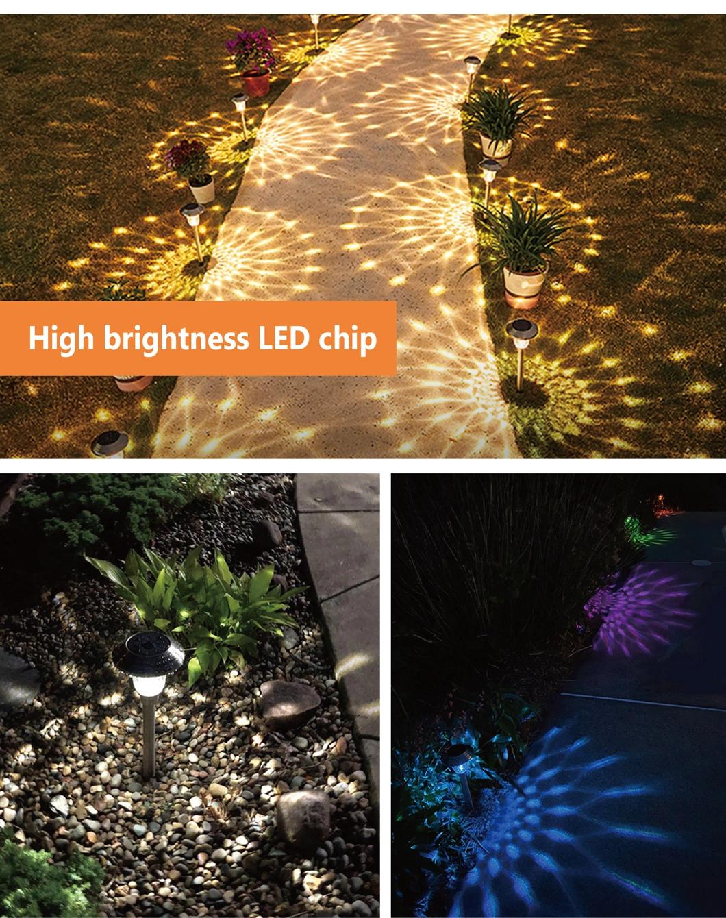 Solaramigo Outdoor Waterproof Stainless Steel Glass LED Garden Landscape Ground Plug Light
