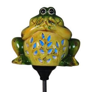 Solar LED Hand-Painting Ceramic Garden Pluggable Unit