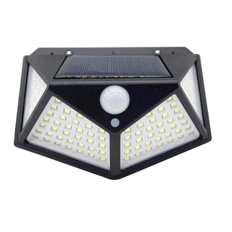 100 LED Solar Sensor Wall Light Waterproof Outdoor Garden Lamp 3 Modes Wyz20510