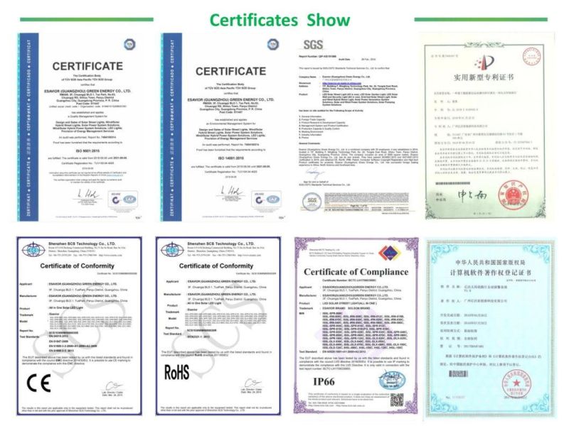 Solar Garden/Flood/External Light for Solar Park Lighting Project with 3 Years Warranty/IP67/Ik10/CE/RoHS/TUV Certificates/15W/20W LED