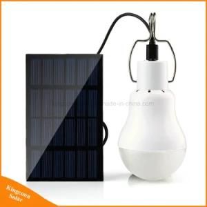 Solar Panel LED Bulb Lamp Outdoor Solar Spotlight Garden Light