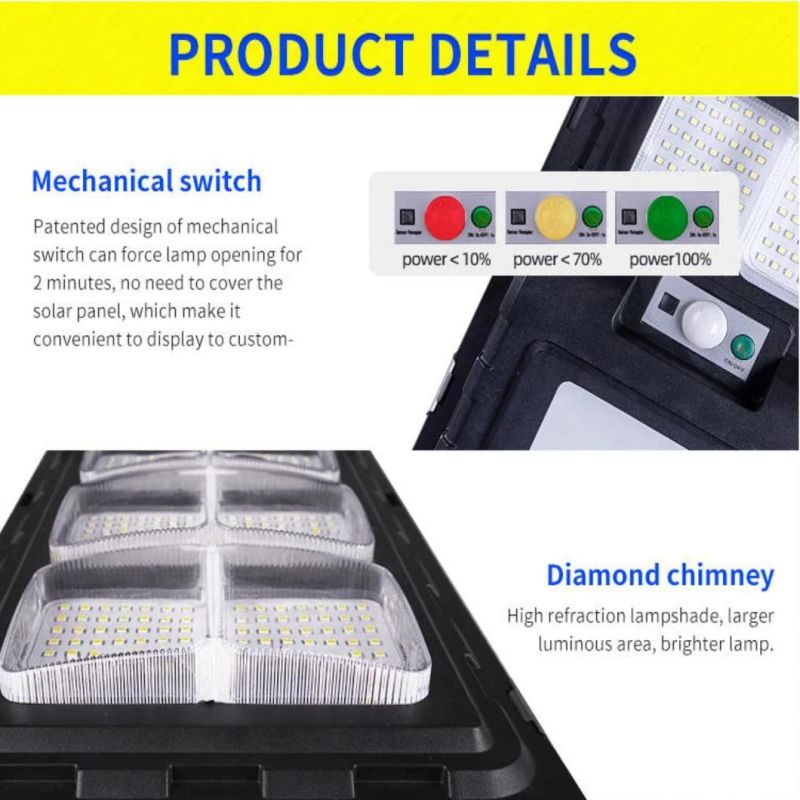 Factory Direct Road Lamp Integrated 50W 100W 150W 200W 250W 300W Outdoor All in One Solar Street Light