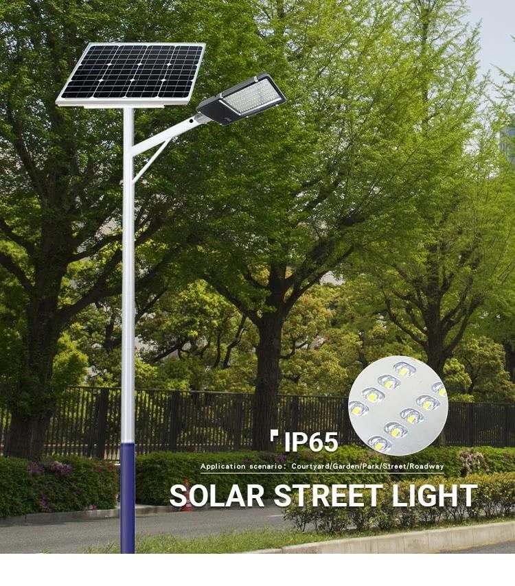 100W Solar Street Lights Waterproof Outdoor LED Street Lamp