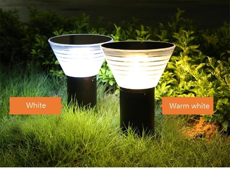 Outdoor SMD LED IP65 Ce RoHS Warm White Landscape Lawn Yard Wall Solar LED Garden Solar Lights
