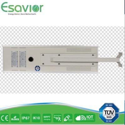 30W All in One Solar LED Street/Highway/Garden Light with 3600lm and LiFePO4 Lithium Battery