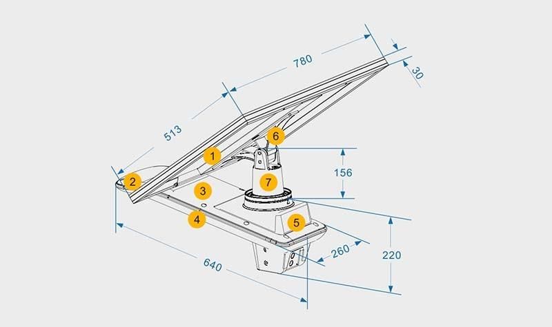 40W Outdoor Waterproof PIR Sensor Solar LED Street Lights with OEM Service