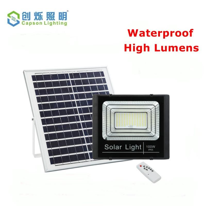 High Brightness Outdoor Lighting 25W-300W LED Solar Flood Light